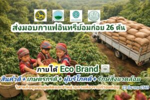 Read more about the article ฮิลล์คอฟฟ์สนับสนุนการรับซื้อกาแฟกะลาออร์แกนิกจากพื้นที่อำเภออมก๋อย สู่การเติบโตอย่างยั่งยืน